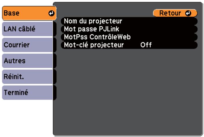 EPSON EB-93H - Menu Base - 1