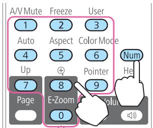 EPSON EB-93H - Réglage de la fonction Mot de passe protégé - 5