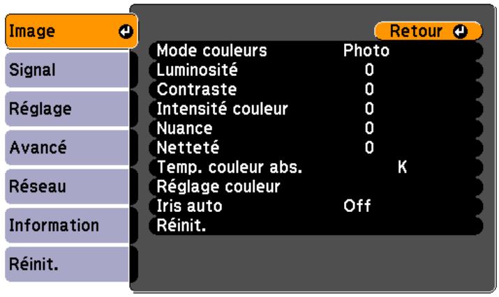EPSON EB-93H - Menu Image - 1