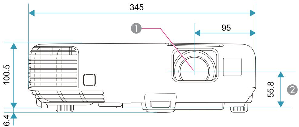 EPSON EB-93H - Résolutions prises en charge - 2