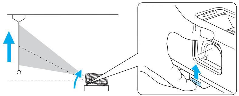 EPSON EB-D6250 - Réglage de la position de l'image - 1