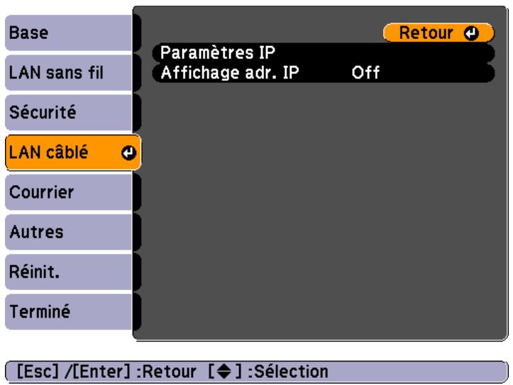 EPSON EB-D6250 - Menu Sécurité - 3