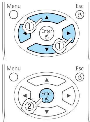 EPSON EB-D6250 - Modifiez les réglages. - 1