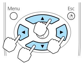 EPSON EB-D6250 - Utilisation de la télécommande pour contrôler le pointeur de la souris (Souris Sans Fil) - 4