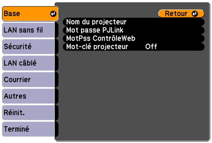 EPSON EB-D6250 - Menu Base - 1