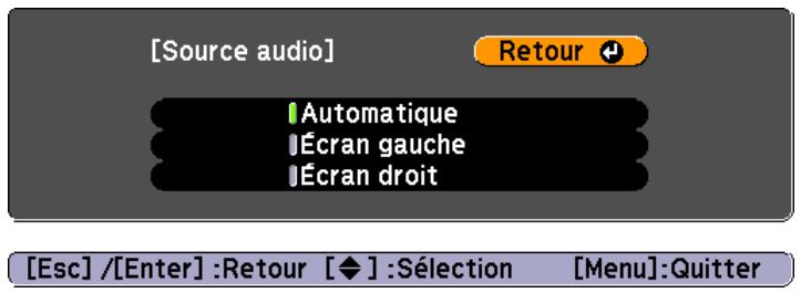 EPSON EB-D6250 - Modification de l'audio - 4