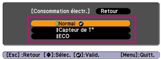 EPSON EB-G6050W - Modifiez les réglages. - 4