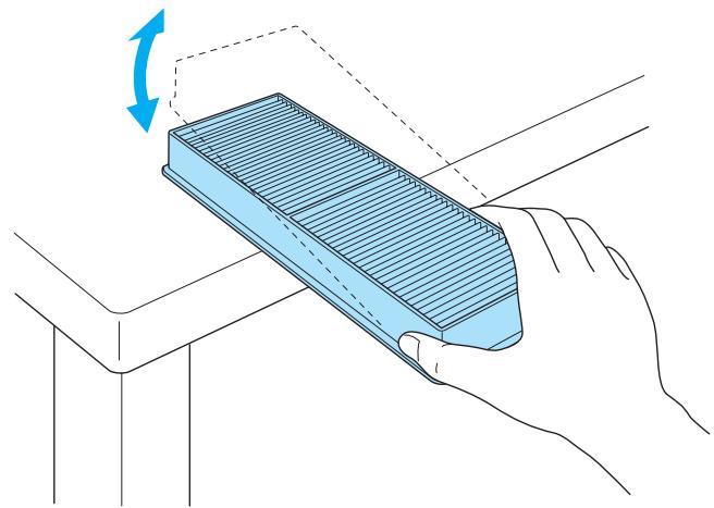 EPSON EB-G6050W - Nettoyage du filtre à air - 4
