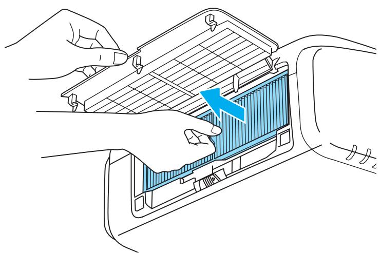 EPSON EB-G6050W - Nettoyage du filtre à air - 3