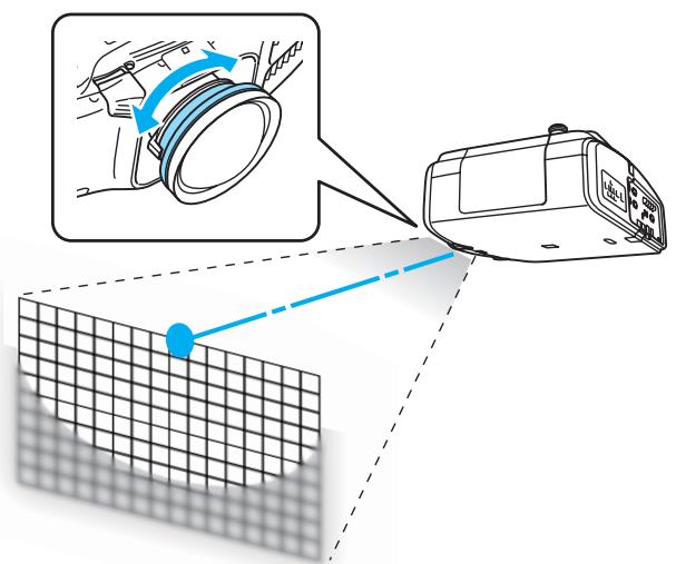 EPSON EB-G6050W - Lors de l'utilisation de l'objectif zoom à courte distance de projection ELPLU01 - 2