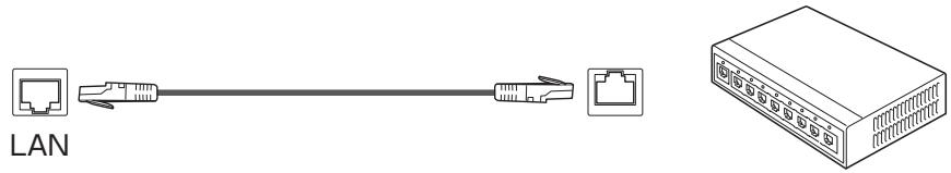 EPSON EB-G6050W - Connecter un câble LAN - 2