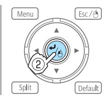 EPSON EB-G6050W - Modifiez les réglages. - 2