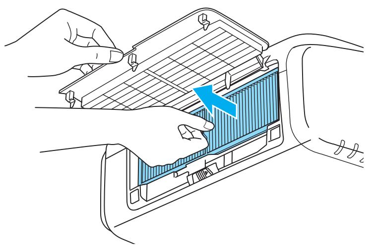 EPSON EB-G6050W - Procédure de remplacement du filtre à air - 2