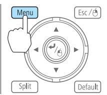EPSON EB-G6050W - Menu configuration - 1