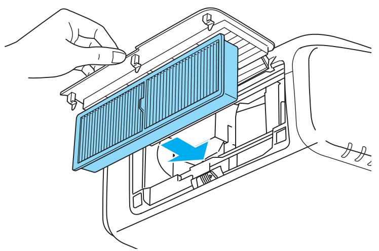 EPSON EB-G6050W - Installez le nouveau filtre à air. - 1