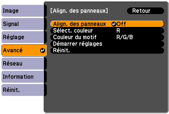 EPSON EB-G6450WU - Align. des panneaux - 3
