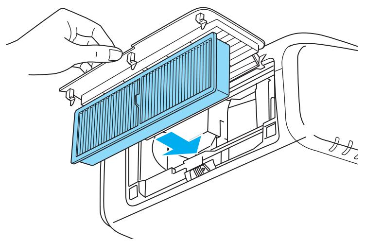 EPSON EB-G6450WU - Installez le nouveau filtre à air. - 1