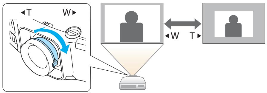 EPSON EB-G6450WU - Réglage de la taille de l'image - 1