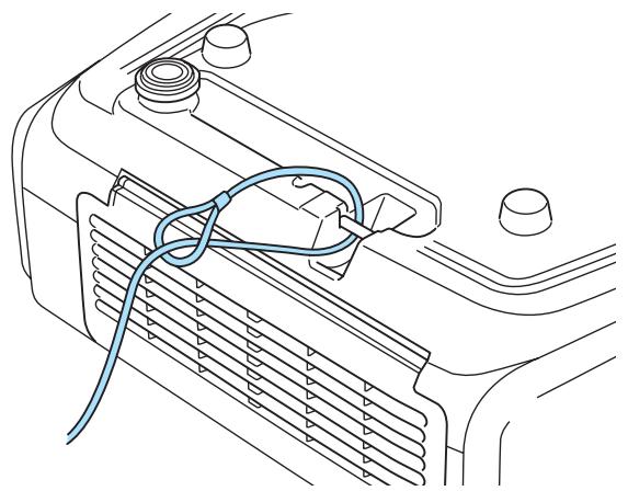 EPSON EB-G6450WU - Installation du câble antivol - 1
