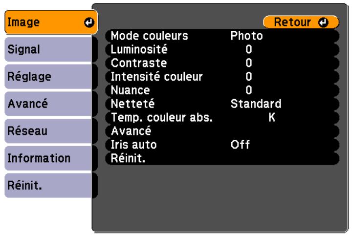 EPSON EB-G6450WU - Menu Image - 1