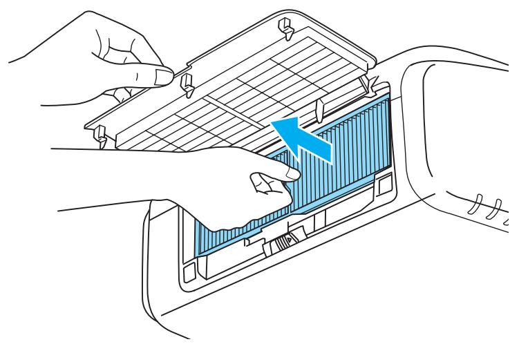 EPSON EB-G6450WU - Procédure de remplacement du filtre à air - 2