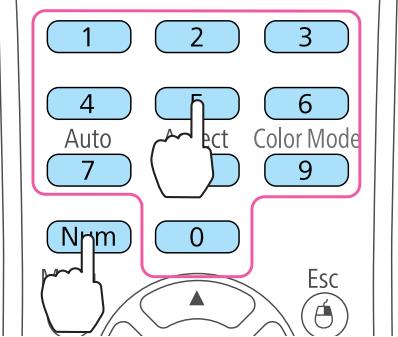 EPSON EB-X11 - Réglage de la fonction Mot de passe protégé - 4