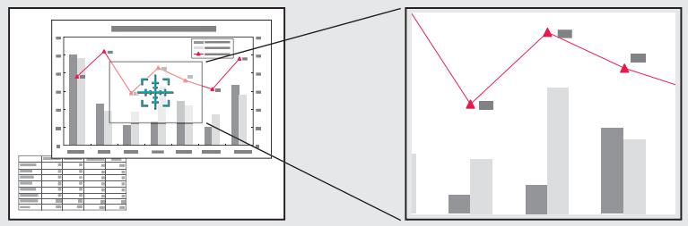 EPSON EB-X11 - Agrandissement d'une partie de l'image (E-Zoom) - 1