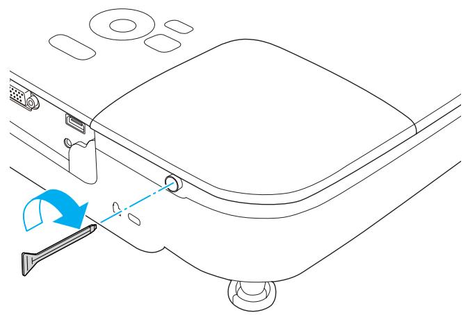 EPSON EB-X11 - Replacez le couvercle de la lampe. - 1