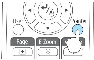 EPSON EB-X11 - Affichez le pointeur. - 1