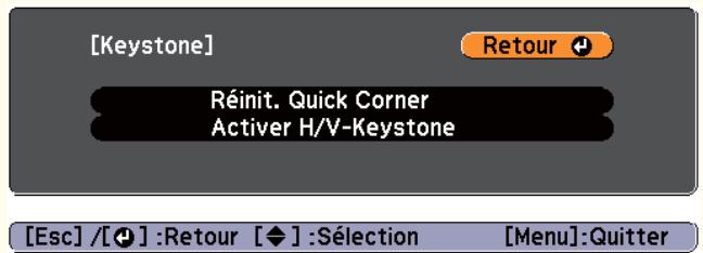 EPSON EB-X11 - Correction manuelle - 14