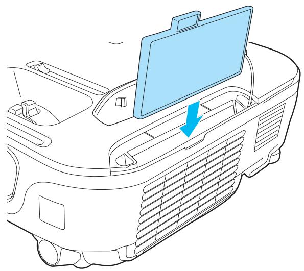EPSON EB-X11 - Installez le nouveau filtre à air. - 1