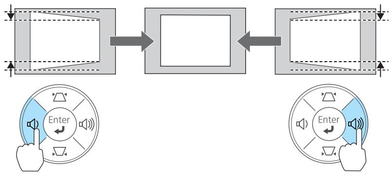 EPSON EB-X11 - Correction manuelle - 5