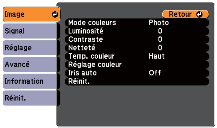 EPSON EB-X11 - Menu Image - 1