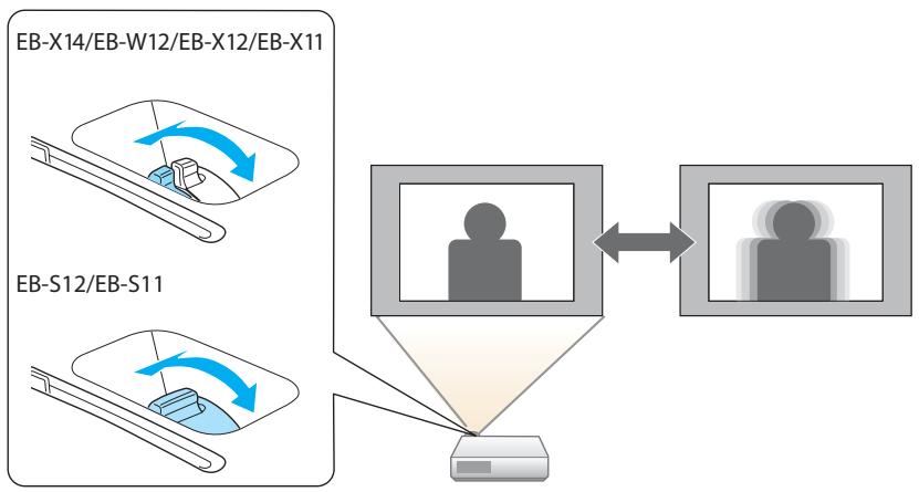 EPSON EB-X11 - Correction de la mise au point - 1