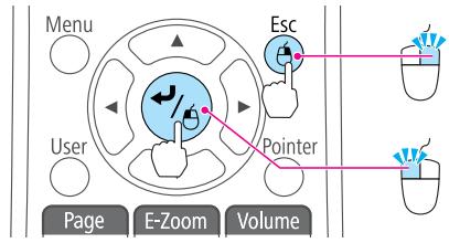 EPSON EB-X12 - Clics de souris - 1