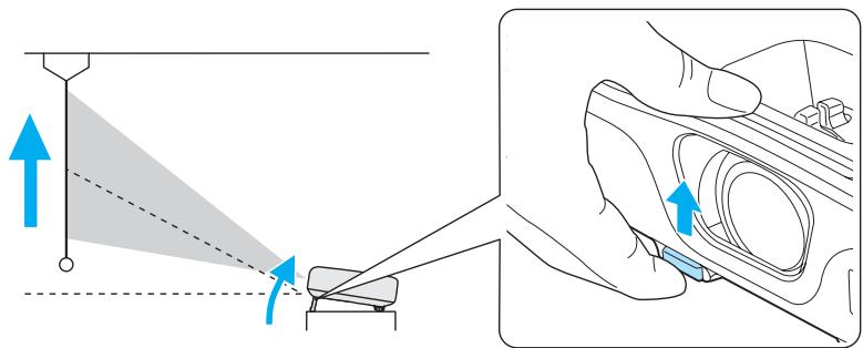 EPSON EB-X12 - Réglage de la position de l'image - 1