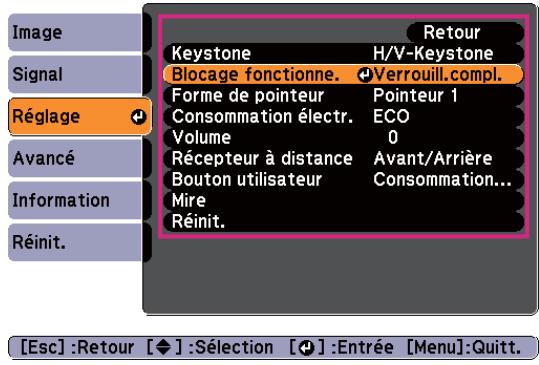 EPSON EB-X12 - Menu configuration - 8