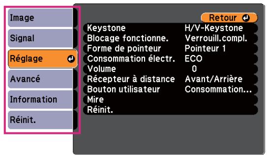EPSON EB-X12 - Menu configuration - 4