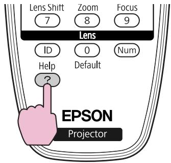 EPSON EB-Z10005NL - Appuyez sur le bouton [Help]. - 1