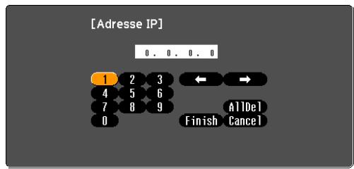 EPSON EB-Z8000WU - Menu Réseau (EB-Z8000WU uniquement) - 3