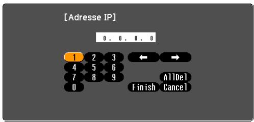 EPSON EB-Z8000WUNL - Menu Réseau (EB-Z8000WU uniquement) - 3