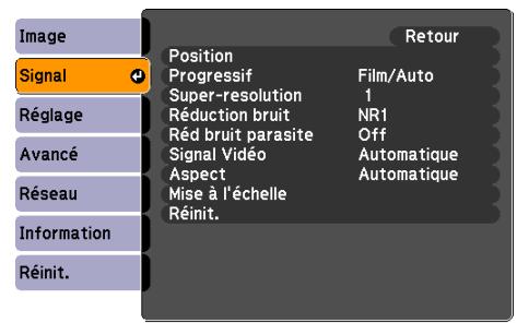 EPSON EB-Z8150NL - Signal video composite /Signal S-Video - 1