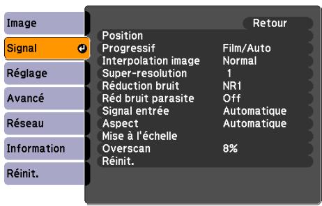 EPSON EB-Z8150NL - Signal video composantes - 1