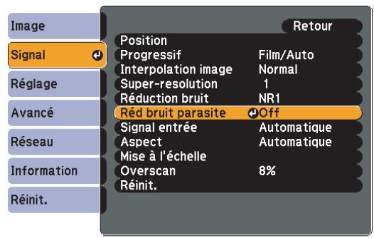 EPSON EB-Z8150NL - Réd bruit parasite - 1