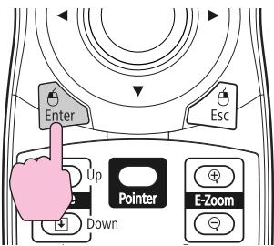 EPSON EB-Z8150NL - Confirmez la seLECTION. - 1