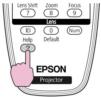 EPSON EB-Z8150NL - Appuyez sur le bouton [Help]. - 1
