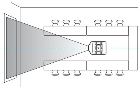 EPSON EB-Z8150NL - Objectif centré - 1