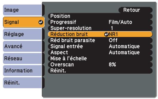 EPSON EB-Z8350W, EB-Z8450WU - Réduction du bruit - 1