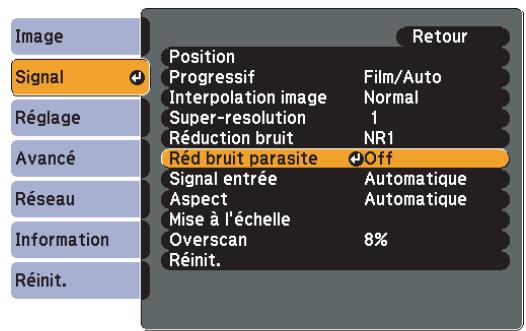 EPSON EB-Z8350W, EB-Z8450WU - Réduction bruit parasite - 1