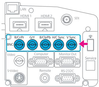 EPSON EB-Z8455WU - Connexion à un ordinateur - 4